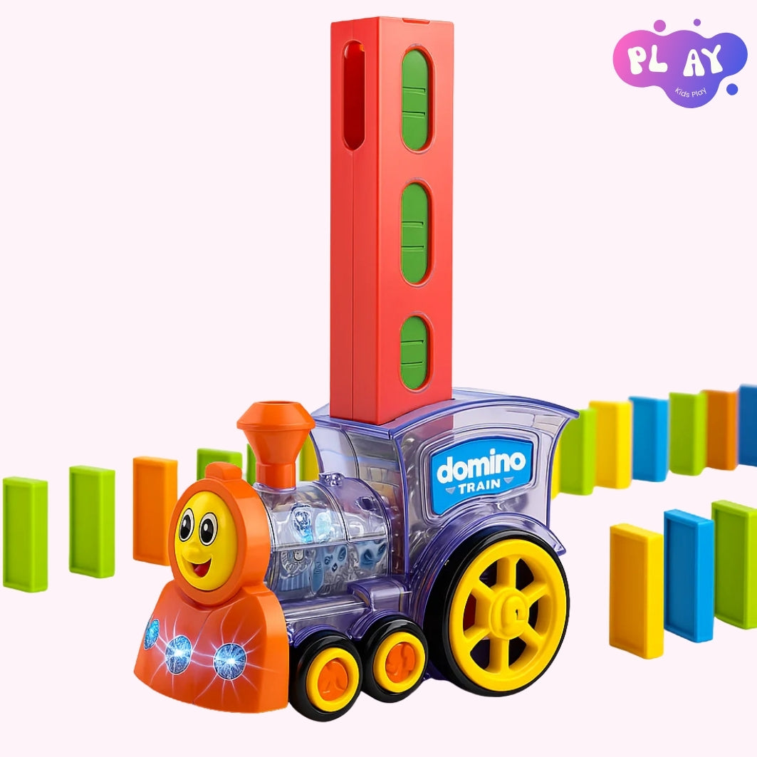 Domino Dash Train: Kids Educational Toy with Light & Sound